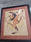 Scott Huttenmaier Native American Tattoo Flash Sheet Framed