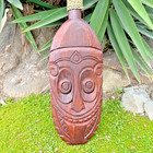 Tiki Paddle oar Png Papua New Guinea Trader Sam s 39 X 7 In