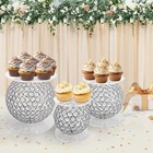 3-piece Cake Stands 3-pack Acrylic Cake Stands Cupcake   Dessert Stand