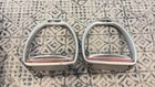Antares Stirrups Discontinued- Wide Tread With Pink Shock Absorber