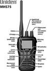 Uniden Mhs75 Waterproof Handheld 2-way Vhf Marine Radio  Submersible  Selecta   