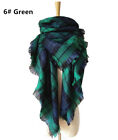 Women Blanket Oversized Tartan Scarf Wrap Shawl Plaid Cozy Pashmina