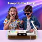Iplay  Ilearn Kids Dj Mixer Toy  Toddler Musical Dj Turntable W lights Sounds  E