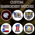 Personalized Embroidered Patch Custom Logo Name Tag Iron-on Or Sew-on Badge