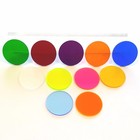 25 Acrylic Circle Blanks Translucent 1 8  Thick select Color size  Acrylic Round