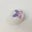 Vintage 1989 Lvc Fine Porcelain Girls Heart Butterfly 2 5  Trinket Box