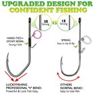 20pcs Live Shrimp Hooks - 1 0 Bait Hooks For Fishing Bass Saltwater   Freshwater