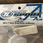 Nib Nos Losi Mini T Baja Bug Body With Mask Losb1304