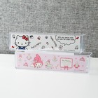 Hello Kitty My Melody Stackable Clear System Case Storage Box Japan 2015