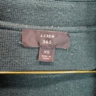 J  Crew Sophie Open Front Knit Sweater Blazer Jacket Teal Green Xs Merino Wool