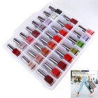 Portable Nail Polish Case Organizer 48 Bottles Adjustable Dividers Carry Holder