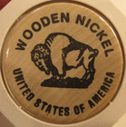 1986 Corry  Pa 125th Anniversary Wooden Nickel - Token Pennsylvania Penn 