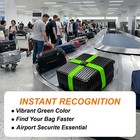 4 Pack Adjustable Luggage Straps For Suitcases     Secure Lock Travel Belts