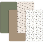 4 Pack Mallard Duck Baby Crib Fitted Sheet 52   X 28   Duck Hunting Stretchy