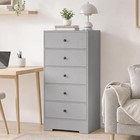 5 Drawer Dresser For Bedroom Wood Chest Of Drawer Cabinet Storage Home Furniture