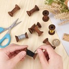 20pcs Antique Wooden Empty Spools 1 57 Empty Thread Spools Wooden Ribbon Spool