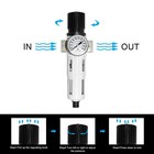 Compressed Air Pressure Regulator Filter 1 2  Npt Water oil Trap Separator