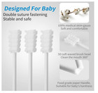 60pcs Baby Tongue Cleaner  Baby Toothbrush  Disposable Infant Mouth Cleaner 