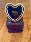 Mini Heart Picture Frame - Brass  lot Of 5 