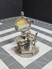 1986 Gallo Pewter Wizard Eye 9233 Crystal Accent Approx 4  Sorcerer S Tolano