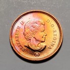 Toned 2012 Canadian Canada Cent Penny Non-magnetic Unc  c7329
