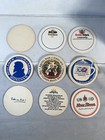 Vintage European Mostly German Beer Pub Mats Coaster Lot Of 9 Some Rare  l3 