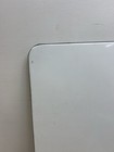 Vintage Enamel Table Top Porcelain Country Farm Cabinet Hoosier White Black 40s