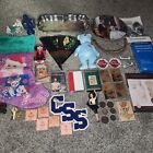 Large Junk Drawer Lot Misc Vintage Stuff Silverplate Barbie Coins Keychainknife