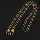 Bag Chain Strap Replacement Crossbody Purse Handbag Gold Black Leather Lobster