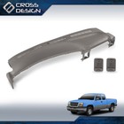 Fit For 99-06 03 Chevy Silverado Sierra Molded Dash Cover Cap Board Overlay Gray