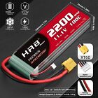 2x Hrb 2200mah 3s 11 1v Lipo Battery Xt60 For Rc Drone Car Turck Racing Boat Fpv