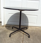 36  Round Signed Herman Miller Eames Bistro Table  Have 4 Available   