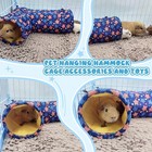 Guinea Pig Rat Ferret Hammock  Small Animal Corner Tunnel   Tubes   Bed For H   