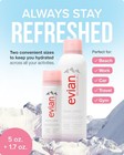 Evian Facial Spray Weekender Kit - Hydrating Mineral Water Mist Travel Size