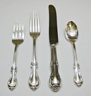 Joan Of Arc International Sterling Silver 4-pc Dinner Size Place Setting Early