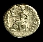 81-96 Ad Domitian   Vesta Ancient Roman Silver Ar Denarius Coin