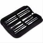 7pcs Blackhead Remover Kit Acne Pimple Extractor Tools Stainless Steel Comedone