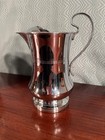 Vintage Farberware Chrome Pitcher 9  Plus Sugar And Creamer - Mcm Art Deco - Ny