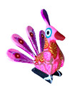 Peacock  Alebrije Hand Painted Wood Carving Oaxacan Folk Art Oaxaca Mexico
