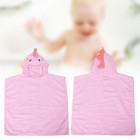 Baby Bathrobe Thick Baby Bath Face Hooded Towel Cartoon Animal Infant Plush Dp3