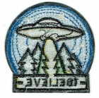     I Believe Ufo Embroidered Roswell Alien Space Ship Area 51 Patch - Ships Fast