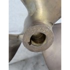 Vintage Michigan Wheel Federal Bronze 3 Blade Boat Propeller 17  X 16  Lh 17lh16