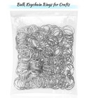 100 Pcs 1 Inch Metal Key Chain Rings Split Key Rings For Home Office Car Keys