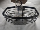 New   Heinz Restaurant Black Wire Basket Condiment Caddy Menu Holder
