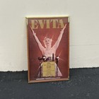 Evita Broadway Theatre Poster 22  Patti Lupone 1979 Window Card Vintage Framed