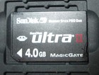 Sandisk Ultra Ii 4gb Memory Stick Pro Duo Magic Gate Card With Lowepro Wallet