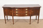 Henredon Federal Mahogany Bow Front Sideboard Credenza