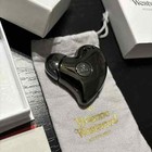  us Seller vivienne Westwood Heart Lighter Gunmetal Tone  ready To Ship 