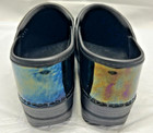 Dansko Professional Patent Clog Shoe- Petrol  size 37   nwb