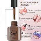 Nude   Brown Gel Nail Polish Set     6pcs 7ml Soak Off Uv Colors For Elegant Manic